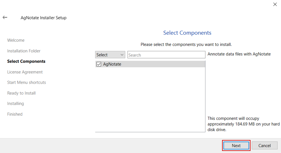 Installer Components Page