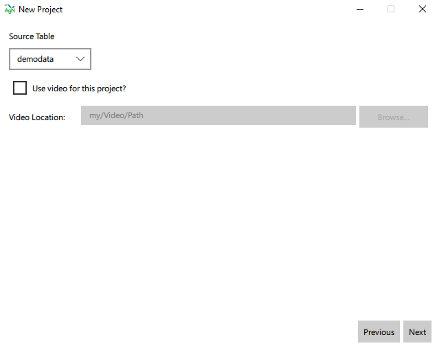Project Wizard Data Source SQL